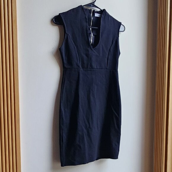 Stella Luce Black Sleeveless Sheath Dress Size Medium - Picture 4 of 14